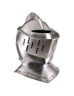 Elmo europeo Justa, S. XVI