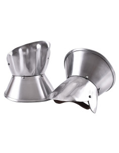 Protezioni per le mani in acciaio lucido