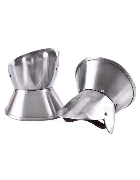 Protezioni per le mani in acciaio lucido