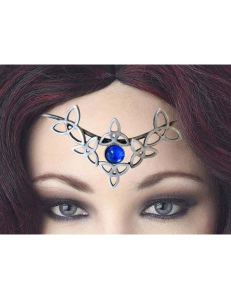 Ciondolo di perle di cristallo blu...