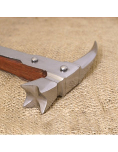 Martello da guerra medievale a becco di corvo, (70,5 cm.) 2