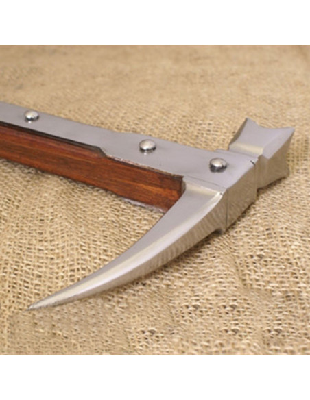 Martello da guerra medievale a becco...