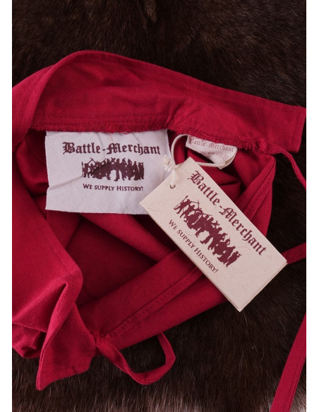 Cuff da donna medievale con pieghe,...