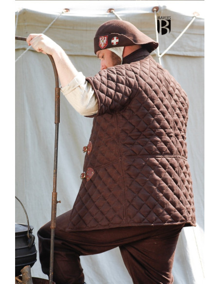 Gambero Donnergrund marrone con fibbie