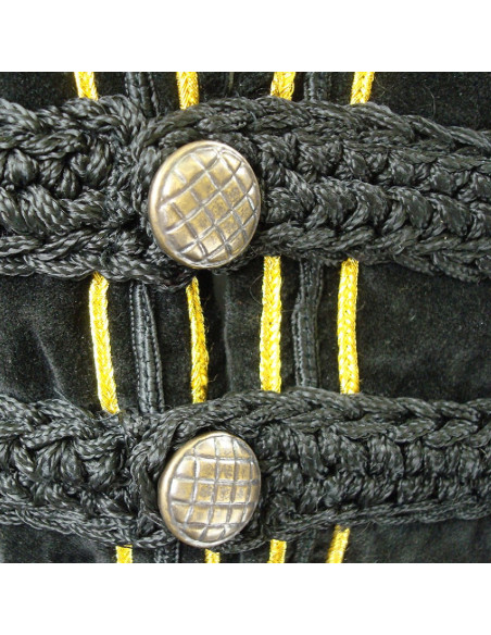 Gilet da pirata in velluto