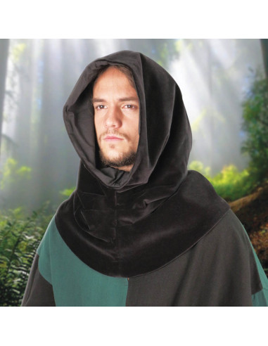 Cappuccio da stregone di velluto