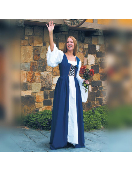 Vestito medievale da fanciulla equo