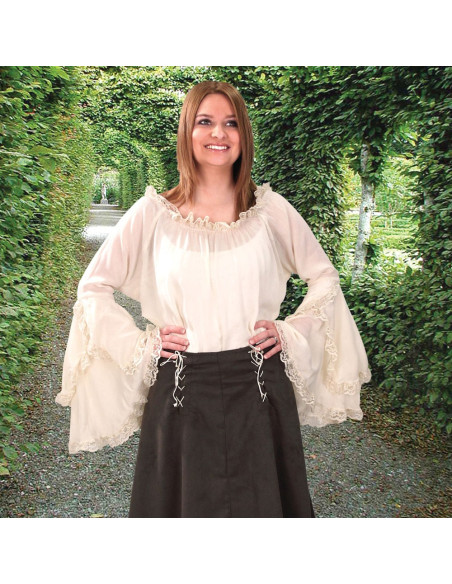 Camicetta contadina stropicciata