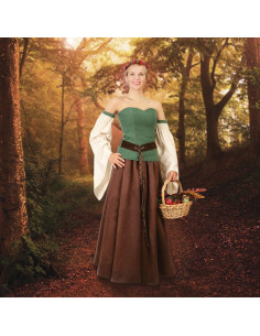 Abito medievale Donna della Foresta