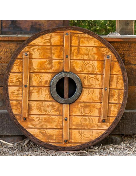 Scudo Celtico Thegn Blu-Bianco in...