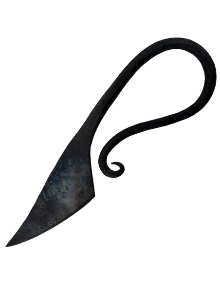 Coltello medievale forgiato a mano