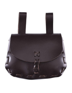 Borsa medievale in pelle bovina