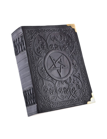 Diario medievale con pentagramma