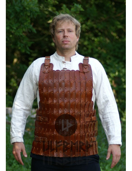 Armatura placcata in pelle