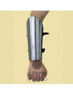 Bracciale in pelle con cinturini in metallo