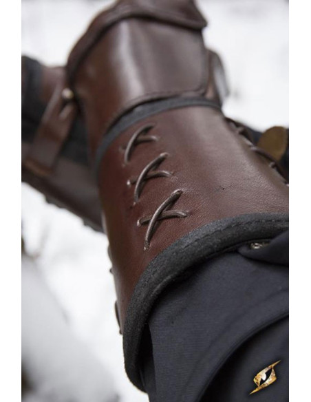 Guanto in pelle, braccio sinistro (1...