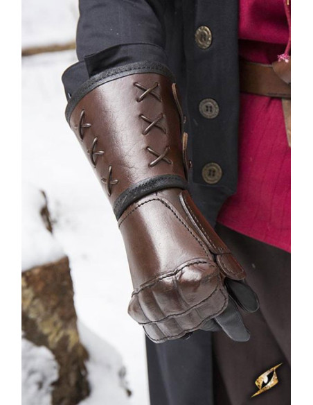 Guanto in pelle, braccio destro (1 pz.)