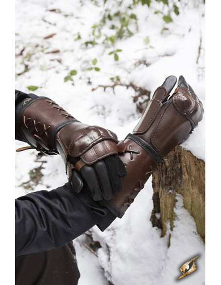 Guanto in pelle, braccio destro (1 pz.)