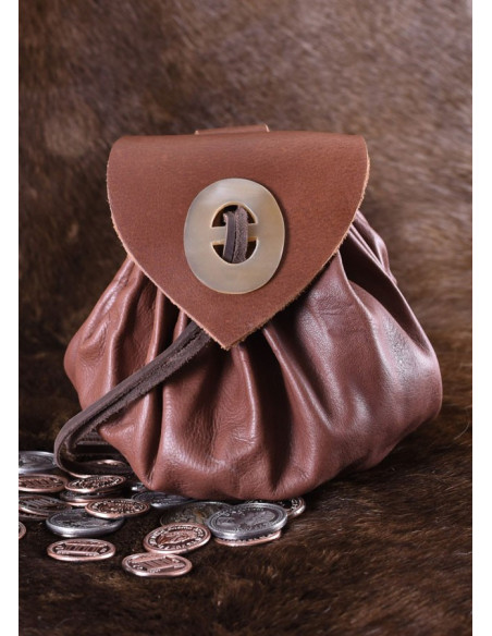 Borsa medievale Geldkatze in pelle...
