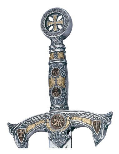 Spada dei Templari in Argento