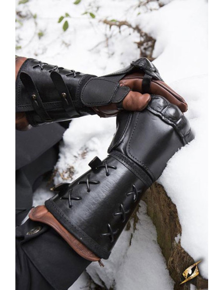 Guanto in pelle, braccio destro (1 pz.)