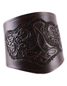 Martello di Thor bracciale-polso corto con lacci
