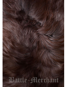 Pelle di pecora nordica screziata naturale, 110 cm. 2