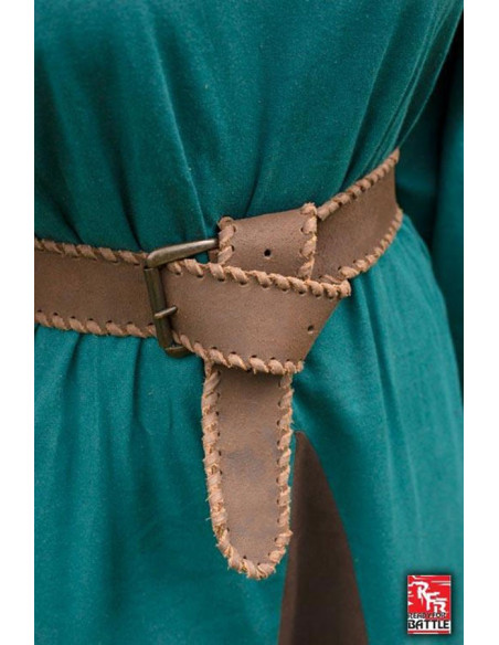Cintura medievale in pelle, 100 cm.
