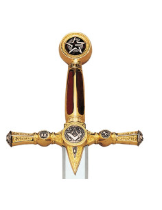 Spada dei Massoni in Oro 2