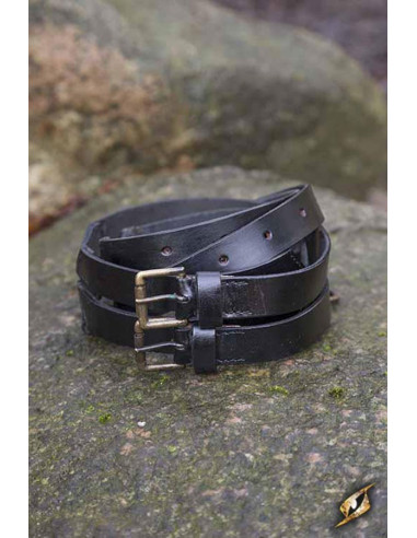 Doppia cintura medievale, 120 cm.