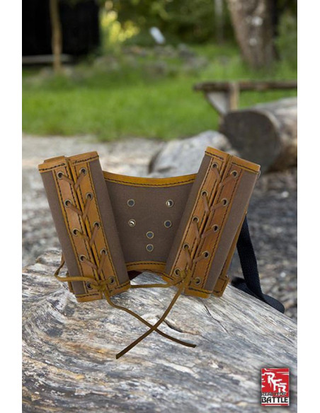 Tahalí doppio per la schiena, marrone