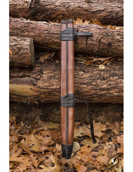 Lungo fodero in pelle, mano sinistra Lungo fodero in pelle, mano sinistra