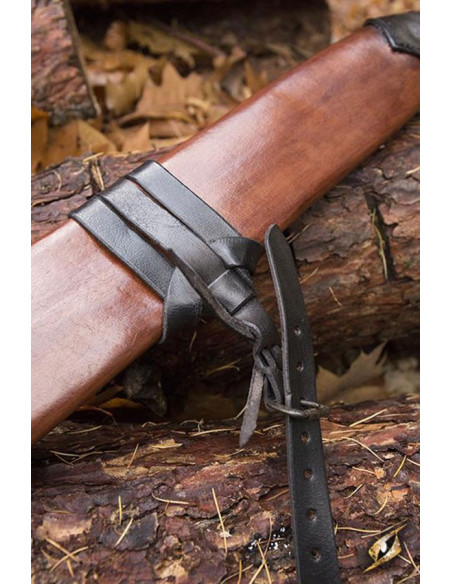 Lungo fodero in pelle, mano sinistra Lungo fodero in pelle, mano sinistra