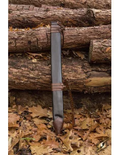 Lungo fodero in pelle, mano destra 2