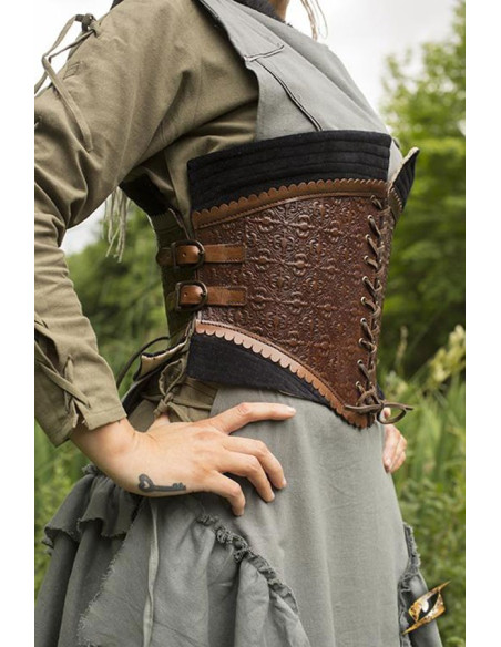 Corsetto medievale in pelle, Margot