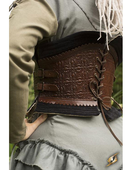 Corsetto medievale in pelle, Margot