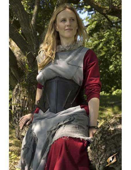 Corsetto medievale in pelle, Elfo...