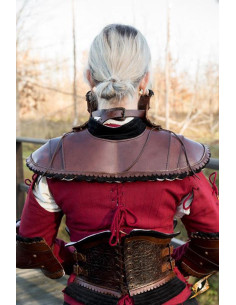 Gorgiera da spalla nobile marrone scuro 2