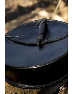 Borsa medievale rotonda nera 2