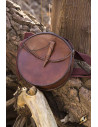 Borsa medievale rotonda marrone