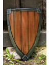 Scudo LARP Crusaders, finitura in legno
