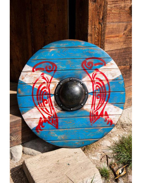 Scudo vichingo Iarla Huginn e Muninn