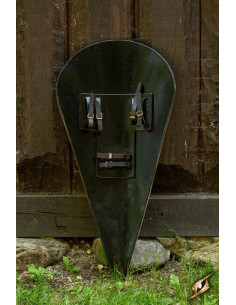 Scudo normanno del lupo rosso 2