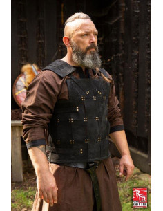 Armatura da guerriero medievale, in pelle