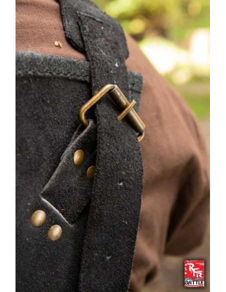 Armatura vichinga in pelle nera