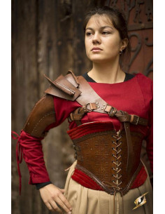 Protezione spalla in pelle 2