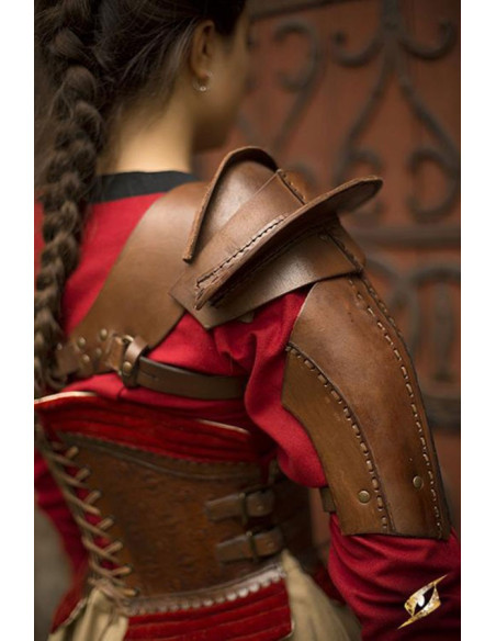 Protezione spalla in pelle