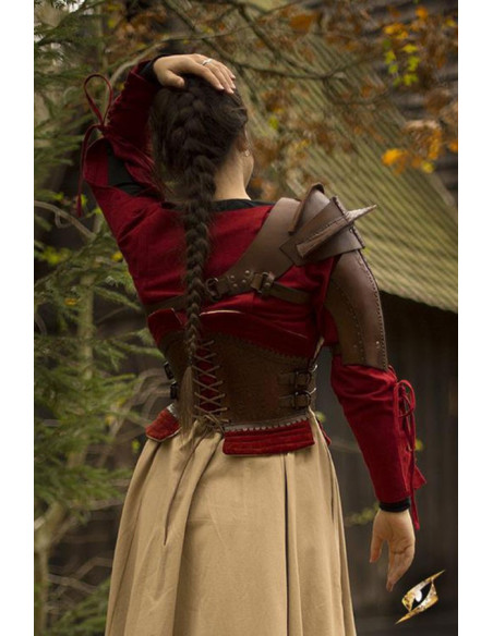 Protezione spalla in pelle