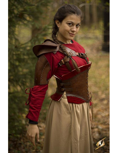 Protezione spalla in pelle