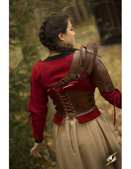 Protezione spalla in pelle